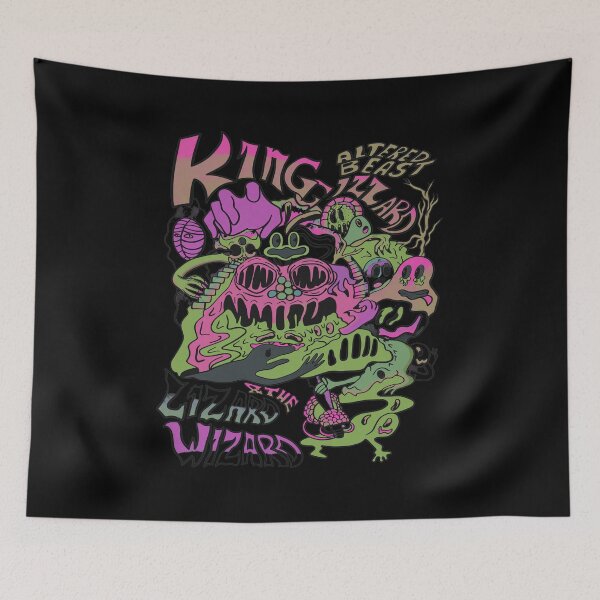 Item preview, King Gizzard Psychedelic Collage Beast Wizard designed and sold by GLORIARNICA.