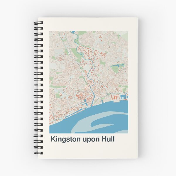 Item preview, Kingston upon Hull Minimalistic Map Art designed and sold by MapsNerd.