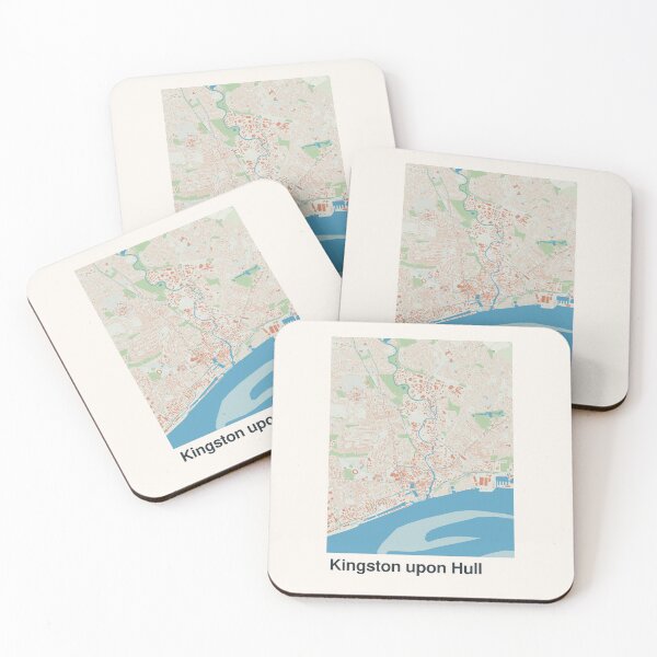 Item preview, Mapa minimalista de Kingston upon Hull designed and sold by MapsNerd.