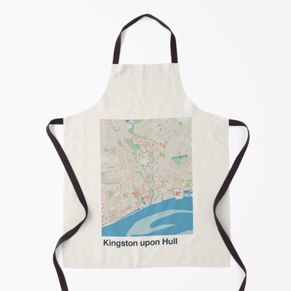 Item preview, Kingston upon Hull Minimalistic Map Art designed and sold by MapsNerd.