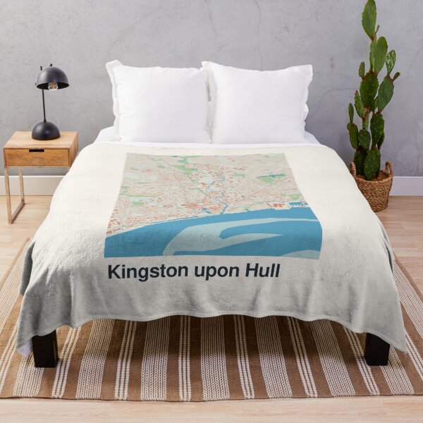 Item preview, Kingston upon Hull Minimalistic Map Art designed and sold by MapsNerd.