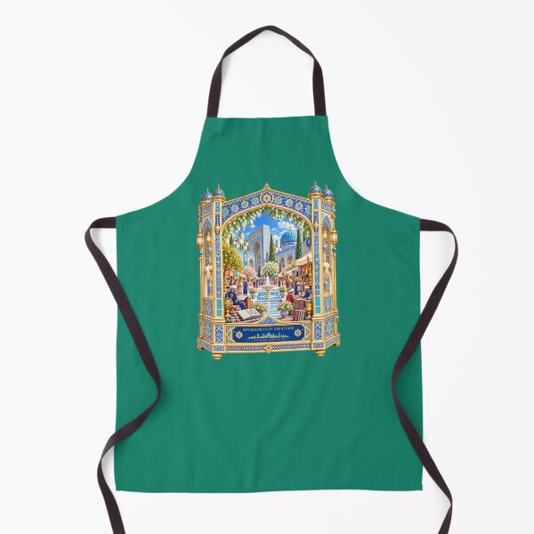 Item preview, Samarkand Blue Courtyard – Ornate Fantasy Silk Road City designed and sold by sunbowjp stadio.