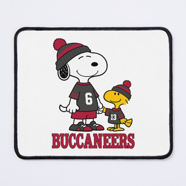 Item preview, Snoopy & Woodstock Tampa Bay Buccaneers Football Retro F198 designed and sold by GLUVY-THEME.