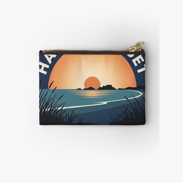 Item preview, Hammonasset Beach State Park Connecticut Blue Hour Circular Sticker designed and sold by DetourDgn.