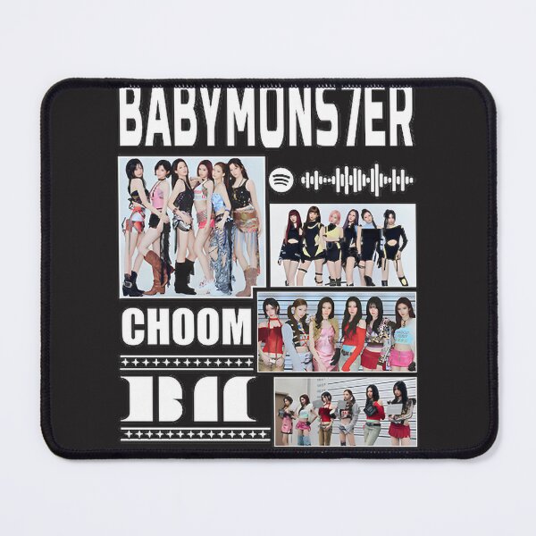 Item preview, BABYMONSTER CHOOM RD Mini Album Inspired Design - K-Pop Music Art designed and sold by OctopusRave.