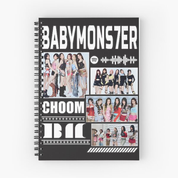 Item preview, BABYMONSTER CHOOM RD Mini Album Inspired Design - K-Pop Music Art designed and sold by OctopusRave.