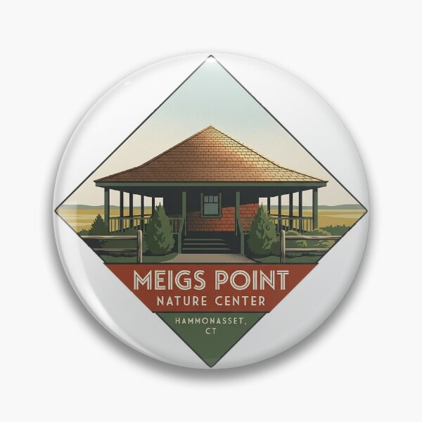 Item preview, Meigs Point Nature Center Hammonasset State Park Sticker designed and sold by DetourDgn.