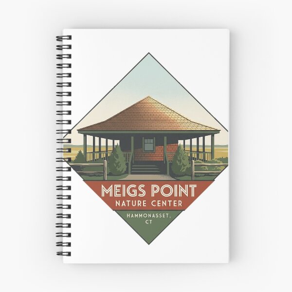 Item preview, Meigs Point Nature Center Hammonasset State Park Sticker designed and sold by DetourDgn.