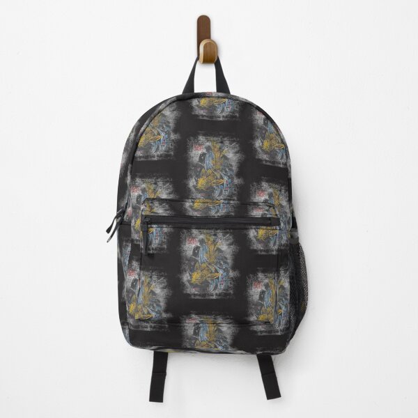 Item preview, Vintage Samurai Fishing Design Featuring Retro Japanese Bushido Fighter with Fish Motif designed and sold by gyianas.