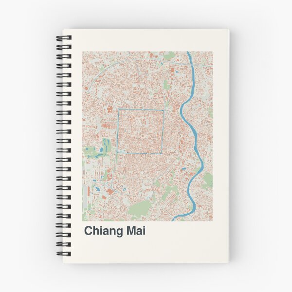 Item preview, Chiang Mai Minimalistic Map Art designed and sold by MapsNerd.
