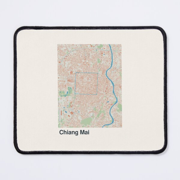 Item preview, Chiang Mai Minimalistic Map Art designed and sold by MapsNerd.