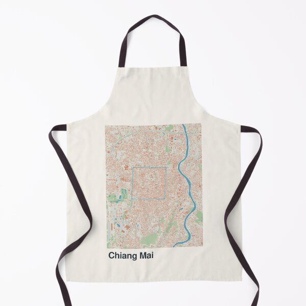 Item preview, Chiang Mai Minimalistic Map Art designed and sold by MapsNerd.