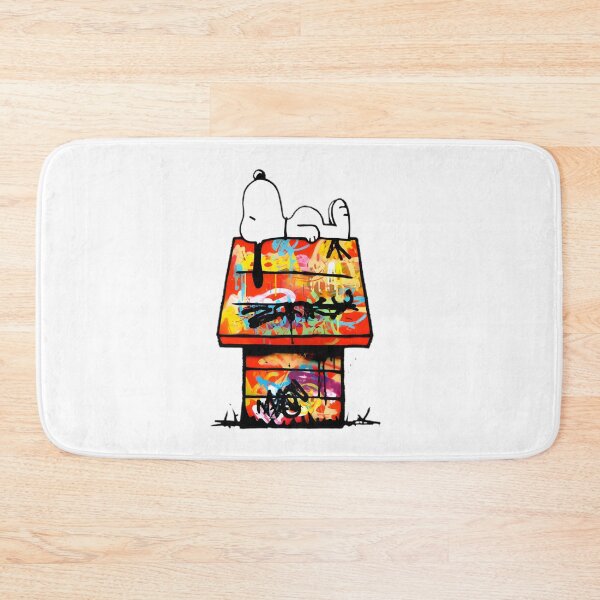 Item preview, Snoopy Inspired Graffiti Art on House Wall Design designed and sold by loui27.