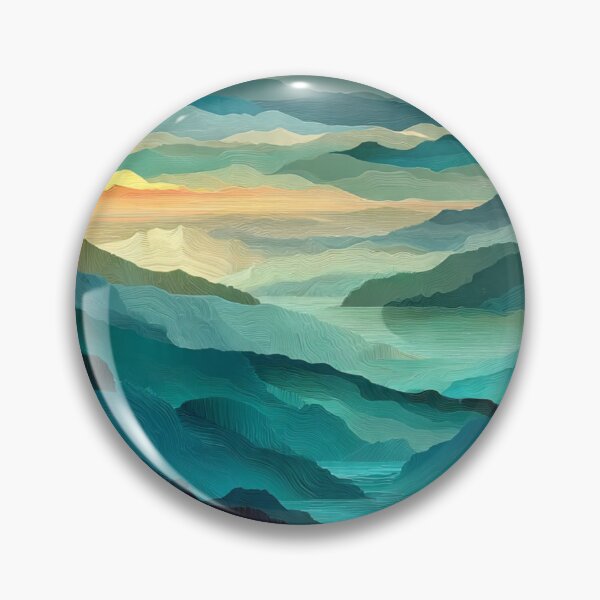 Item preview, Layered Paper Cut Mountain Landscape And River designed and sold by Aliforall.