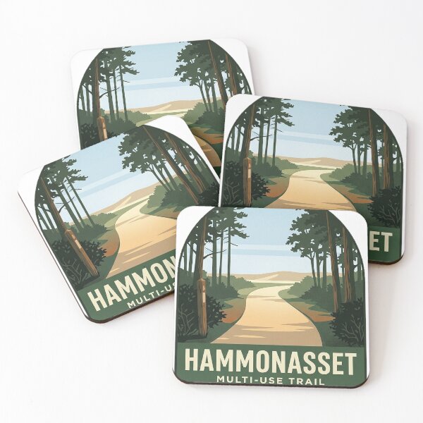 Item preview, Hammonasset Beach Multi-Use Trail Connecticut Vintage Sticker designed and sold by DetourDgn.