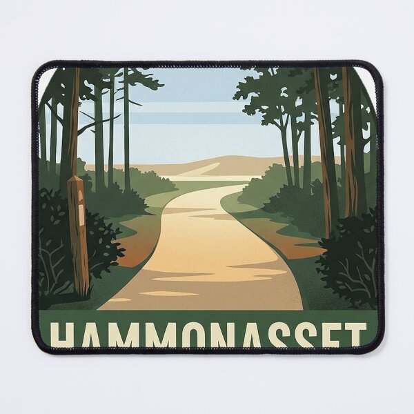 Item preview, Hammonasset Beach Multi-Use Trail Connecticut Vintage Sticker designed and sold by DetourDgn.