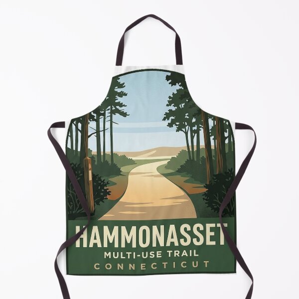 Item preview, Hammonasset Beach Multi-Use Trail Connecticut Vintage Sticker designed and sold by DetourDgn.