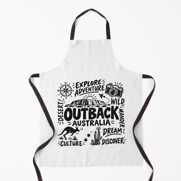 Item preview, Outback Australia Explore Adventure Hand Lettered Travel Design designed and sold by Yellowriversss.