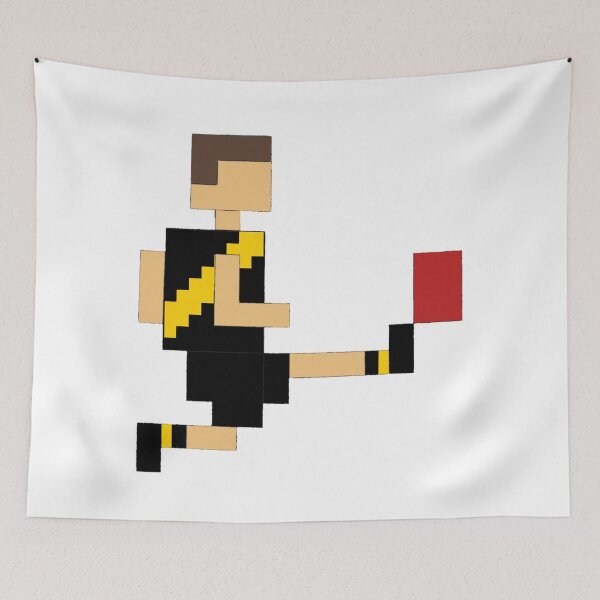 Item preview, Square Richmond Footballer Kicking Football designed and sold by famousflies313.