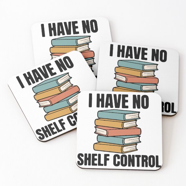 Item preview, I have no shelf control - funny book lover reading pun bookworm designed and sold by GagShots.