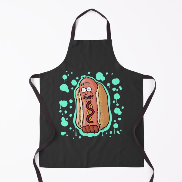 Item preview, Funny Hotdog Character Inspired by Rick and Morty Style Illustration designed and sold by ColourofAcedia.