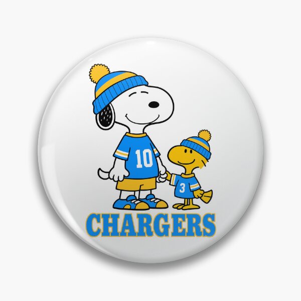 Item preview, Snoopy & Woodstock Los Angeles Chargers Football Retro F199 designed and sold by GLUVY-THEME.