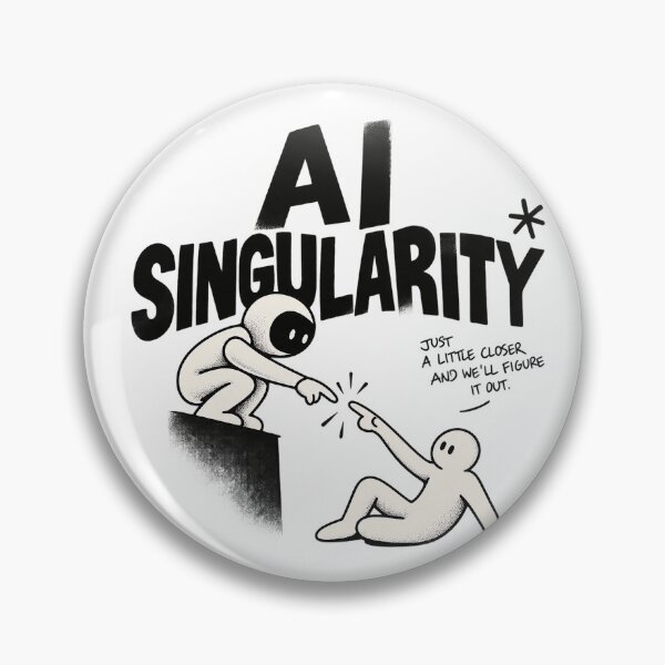 Item preview, AI Singularity – Human and Robot Connection designed and sold by zzz888.