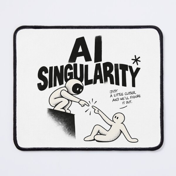 Item preview, AI Singularity – Human and Robot Connection designed and sold by zzz888.