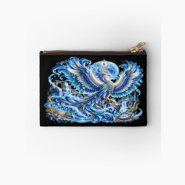 Item preview, Water Phoenix – Ocean Fantasy Bird of Rebirth designed and sold by TroviTutto.