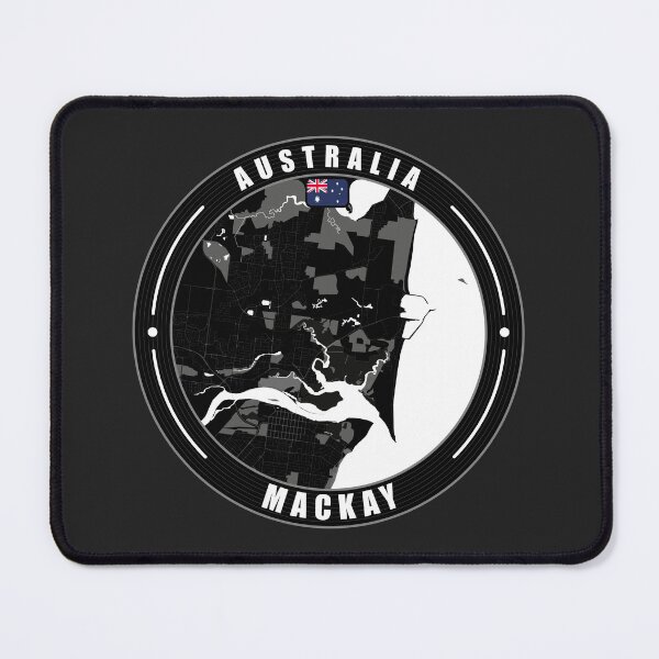 Item preview, Mackay Australia City Map  designed and sold by Thistle-TShop.