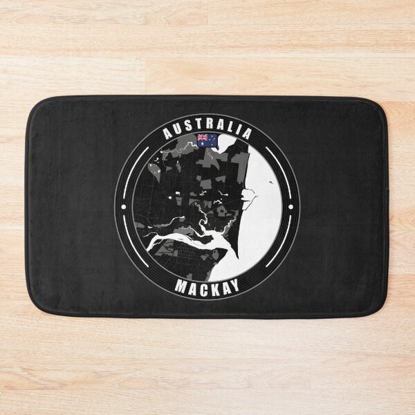 Item preview, Mackay Australia City Map  designed and sold by Thistle-TShop.