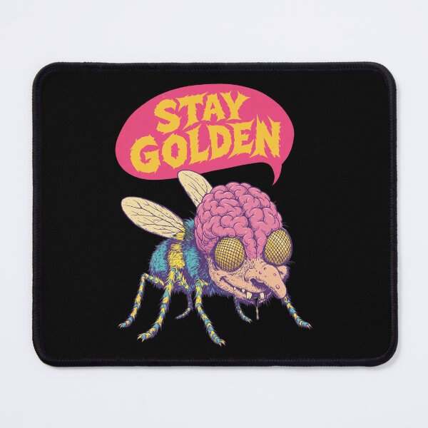 Item preview, Stay Golden Brain Fly Surreal Art designed and sold by GLORIARNICA.