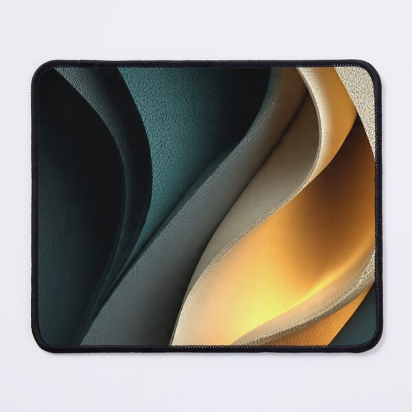 Item preview, Abstract Curved Layers With Warm Glowing Light designed and sold by Aliforall.
