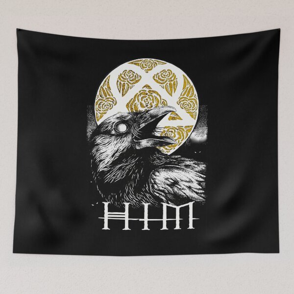 Item preview, Heartagram T-Shirts Crow Him Band Poster Ville Valo Sticker Heartagram Love Metal designed and sold by KaileyBrekke.