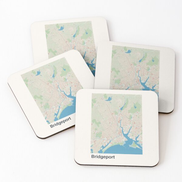 Item preview, Bridgeport Minimalistic Map Art designed and sold by MapsNerd.