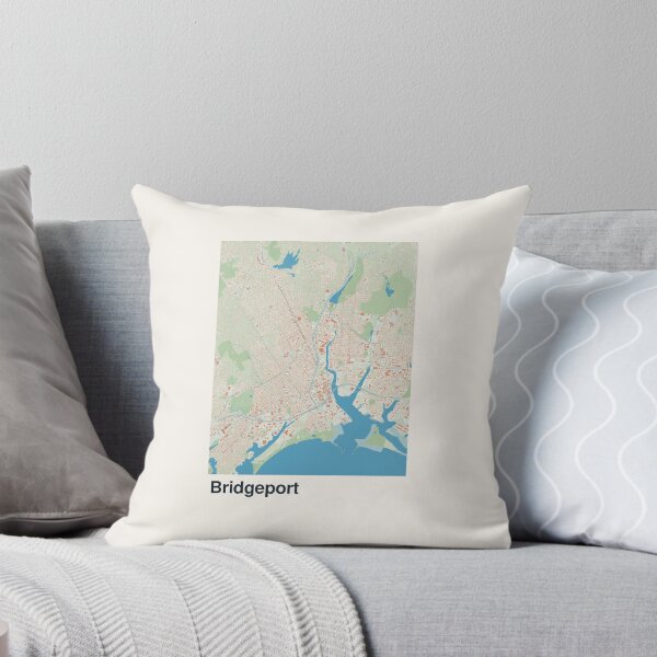 Item preview, Bridgeport Minimalistic Map Art designed and sold by MapsNerd.