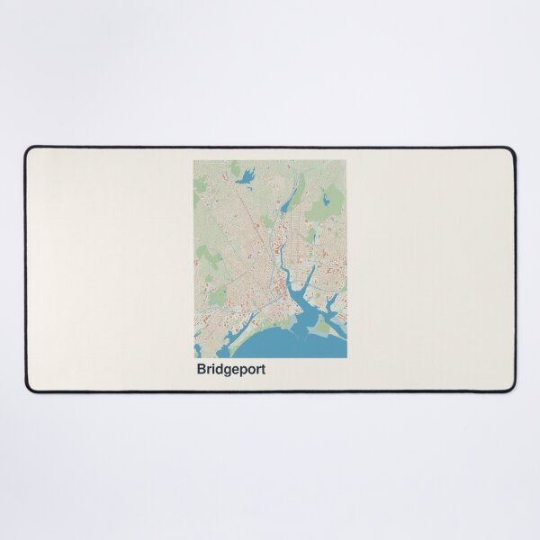 Item preview, Bridgeport Minimalistic Map Art designed and sold by MapsNerd.