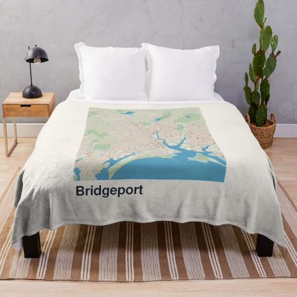 Item preview, Bridgeport Minimalistic Map Art designed and sold by MapsNerd.