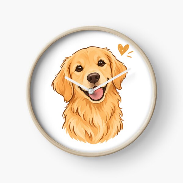 Item preview, Golden retriever con un corazón pequeño designed and sold by Isliath.