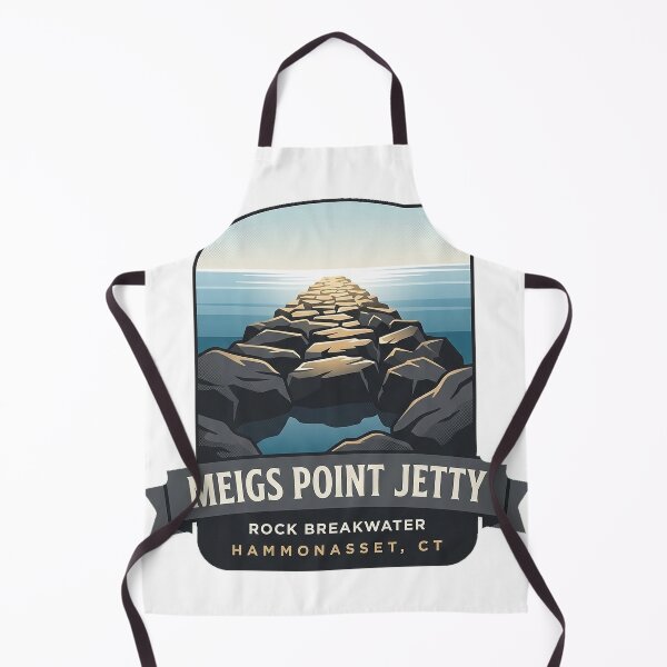 Item preview, Meigs Point Rock Jetty Hammonasset State Park Sticker designed and sold by DetourDgn.