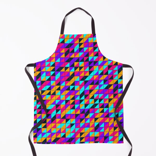 Item preview, Retro 80s Neon Triangle Grid Geometric Mosaic Seamless Pattern designed and sold by KungPowUnicorn.