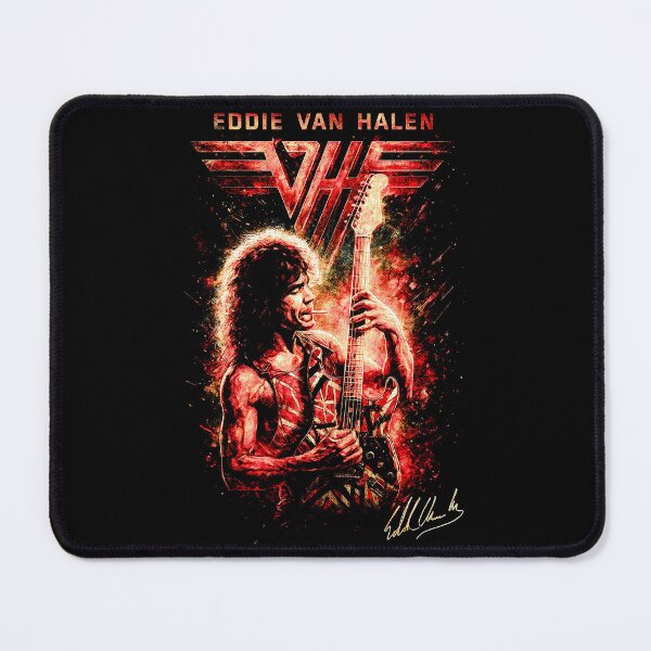 Item preview, Aesthetic Eddie Van Halen Guitar Legend Vintage Rock Poster designed and sold by kurgelhipo.