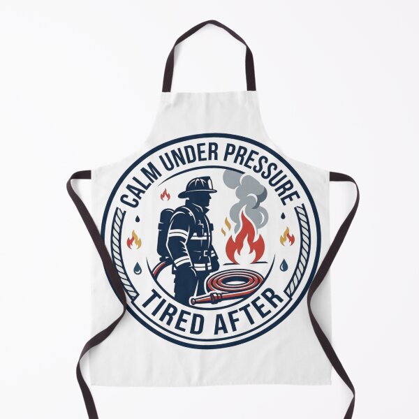 Item preview, Calm Under Pressure Tired After Funny Firefighter Design designed and sold by KreatoLab.