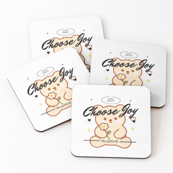 Item preview, Choose Joy Cute Positive Bear Design designed and sold by Slay29.
