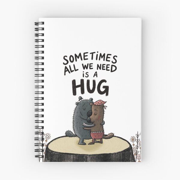 Item preview, Sometimes All We Need Is A Hug Cute Porcupine designed and sold by GibasVisuals.