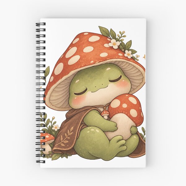 Item preview, Cozy Sleepy Frog Mushroom Friend designed and sold by manszoank.