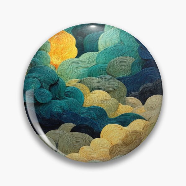 Item preview, Swirling Yarn Clouds With Flame Like Pattern designed and sold by Aliforall.
