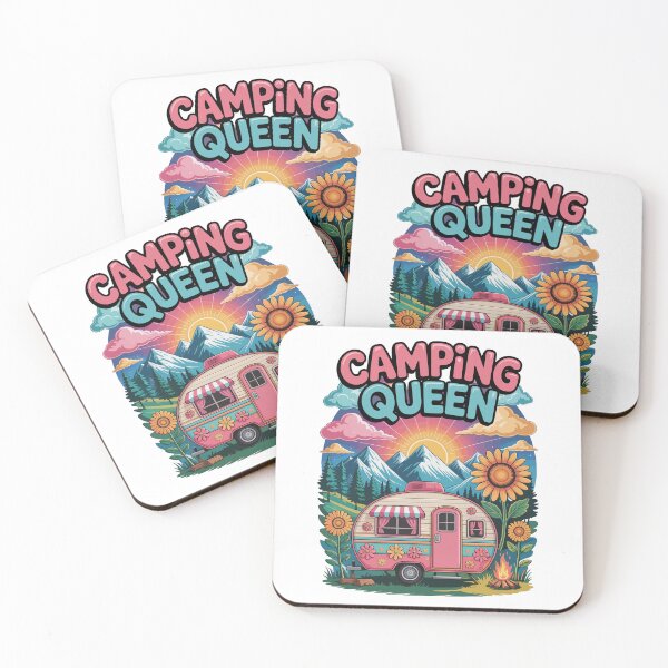 Item preview,  Camping Queen Retro Camper   designed and sold by jkrphoto.