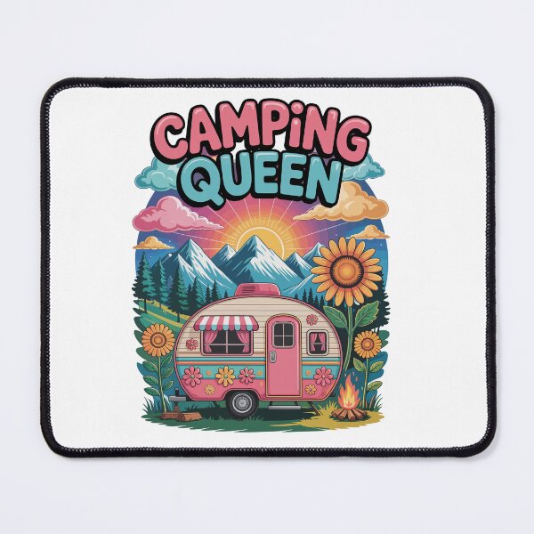 Item preview,  Camping Queen Retro Camper   designed and sold by jkrphoto.
