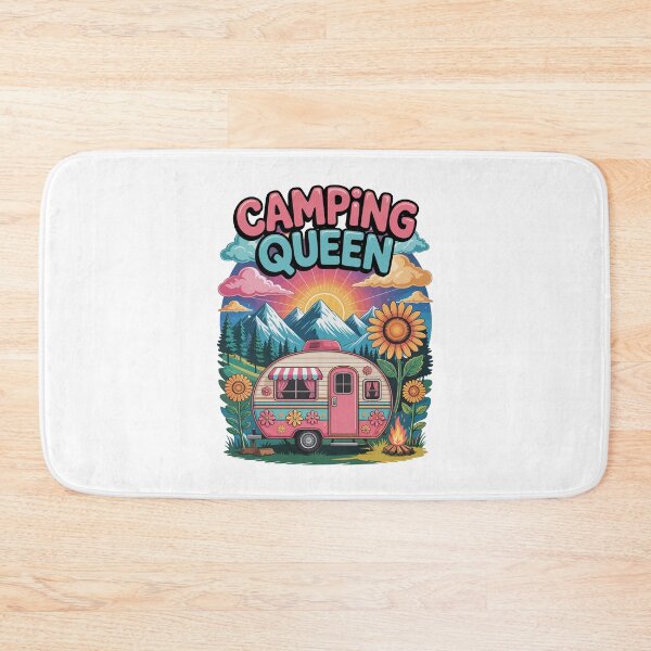Item preview,  Camping Queen Retro Camper   designed and sold by jkrphoto.